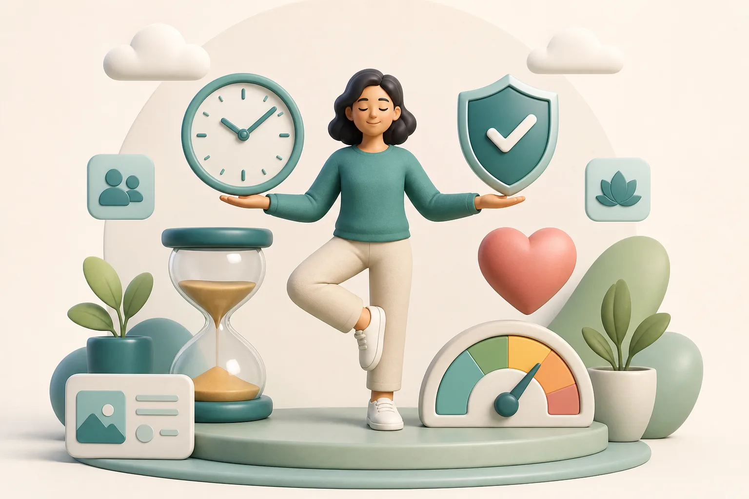Illustration : équilibre et utilisation responsable